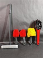 Window Cleaning Squeegee & Rubbermaid Brush