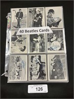 40 Beatles Cards.
