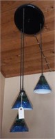 Lot #51 - Hanging 3 light pendulum light