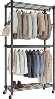 Tophorse T1 Heavy Duty Rolling Clothes Rack,