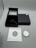 2002 $5 Cook Island 1 Oz. Silver .999 Round Coin