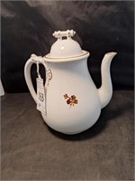 English Ironstone Teapot Tealeaf Pattern