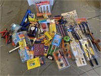 Box Lot of Assorted Tools & Other Items