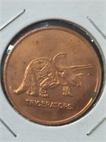 Triceratops copper Token