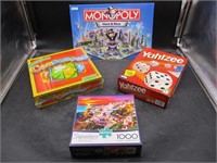 Board Games, Puzzle, Monopoly, Yahtzee