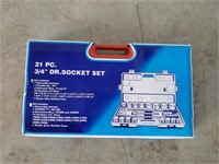 3/4" 21 PC Socket Set