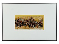 Bayo Iribhogbe LE Signed Abstract Lithograph