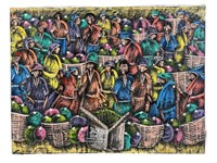 Jackson Haspil Haitian Oil Painting