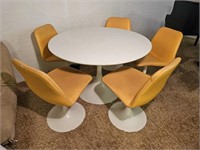 MCM Swedish Tulip Table & Chairs