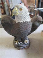 Eagle figurine, approx 13" tall