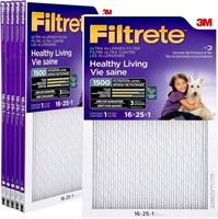 Filtrete 16x25x1 Furnace Filter, MPR 1500