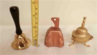 Vintage Hand Bells, Saccharin Dish w tongs