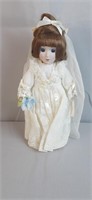 Danbury Mint Bride Porcelain Doll