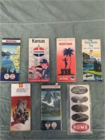 Vintage Gas Station Road Maps #4