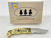 New Legends Of The Wild West Folding Knife