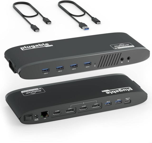 Plugable USB 3.0 Dual 4K Display Docking Station