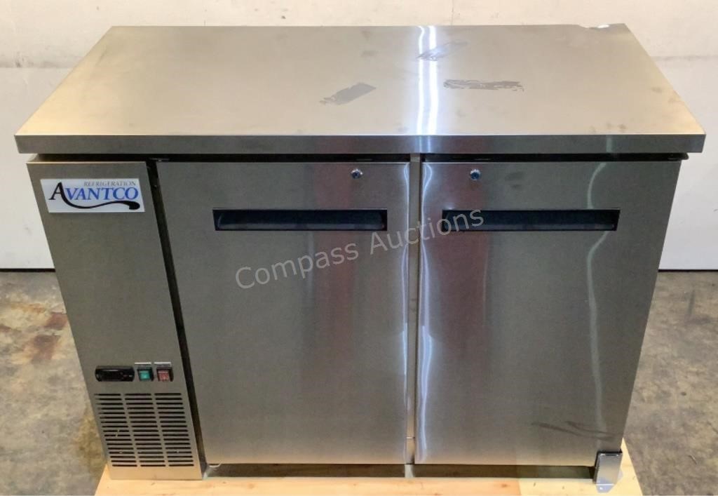 Avantco Stainless Steel Back Bar Refrigerator 178U