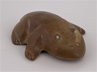 Christine Banteah Zuni Carved Stone Frog Fetish
