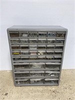 Loaded Hardware storage chest - gray