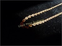 10k Gold 10" Rope Chain