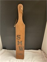 Wood paddle