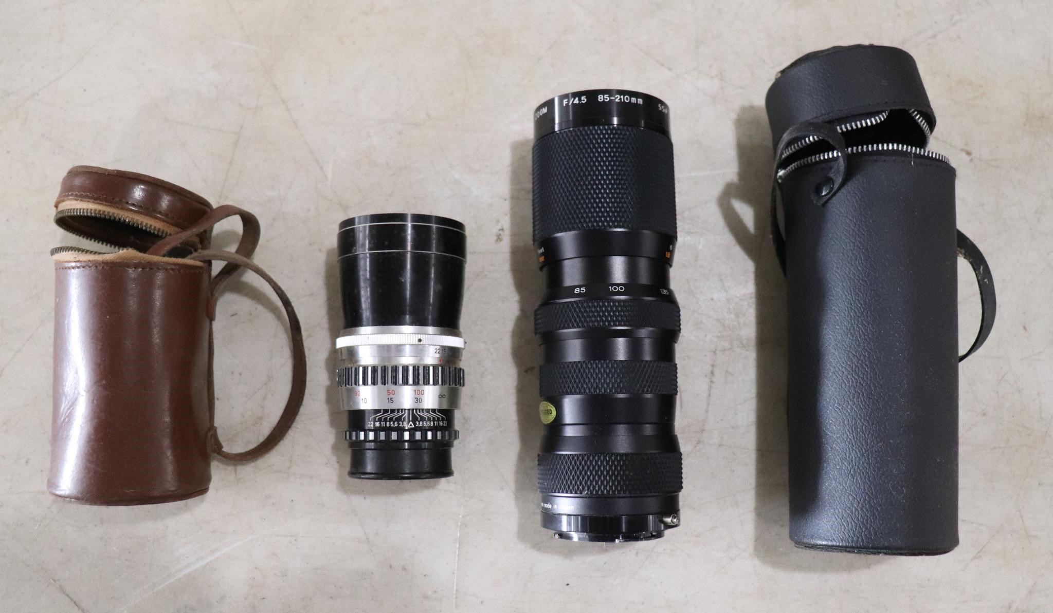 (2) Telephoto Lenses w/ Cases