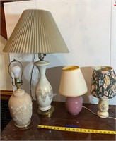 Table lamps : 
2)15” , 32” 20”