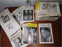 Large Stack of Vintage Playbills - Collectible -