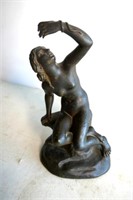 Early Bronze Sculpture 8 1/2"T