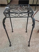 20 1/2 inch wrought iron table /plant stand