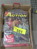 Vintage Magazines - Action 1958 / Adventure 1956