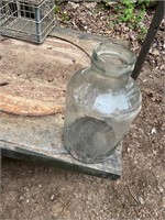 Large glass jug