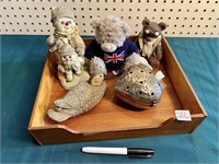 WOOD TRAY COLLECTIBLES