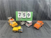 Tonka & Buddy L Metal Truck Lot