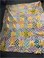 Vintage unfinished quilt top