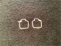 Sterling Silver hoop earrings