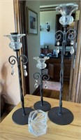 Candle holder lot