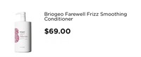 $69.00 Briogeo Farewell Frizz Smoothing