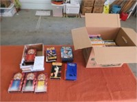 2-Boxes of DVD's, VHS's of songs