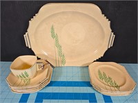 Leighware Green Wheat dishes