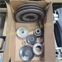 ASSORTED PULLEYS