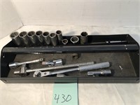 1/2" drive Socket sets, mostly deep well & Thorsen