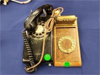 TWO VINTAGE TELEPHONE COLLECTIBLES