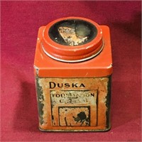 Can Of Duska Foundation Cream (Vintage)