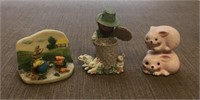 cCollection of Resin Rabbit Decorations