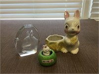 Collection of Vintage Glass & Ceramic Rabbits