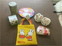 Miffy Bag & Collection of Easter Plates/Stickers