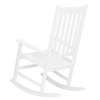 E7183  Zimtown Wooden Rocking Chair, Garden Rocker