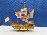 Wooden 12" Nautical Ship Modern Replica
