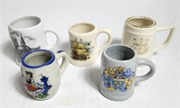 Beer Mugs (5x) lot